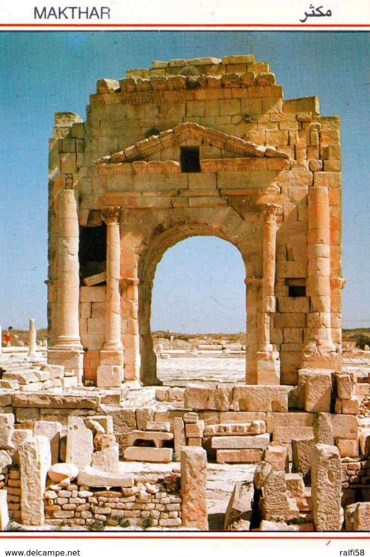 1 AK Tunesien * Trajansbogen In Mactaris (heute Makthar) War Eine Antike Stadt In Der Römischen Provinz Africa Byzacena - Tunesien