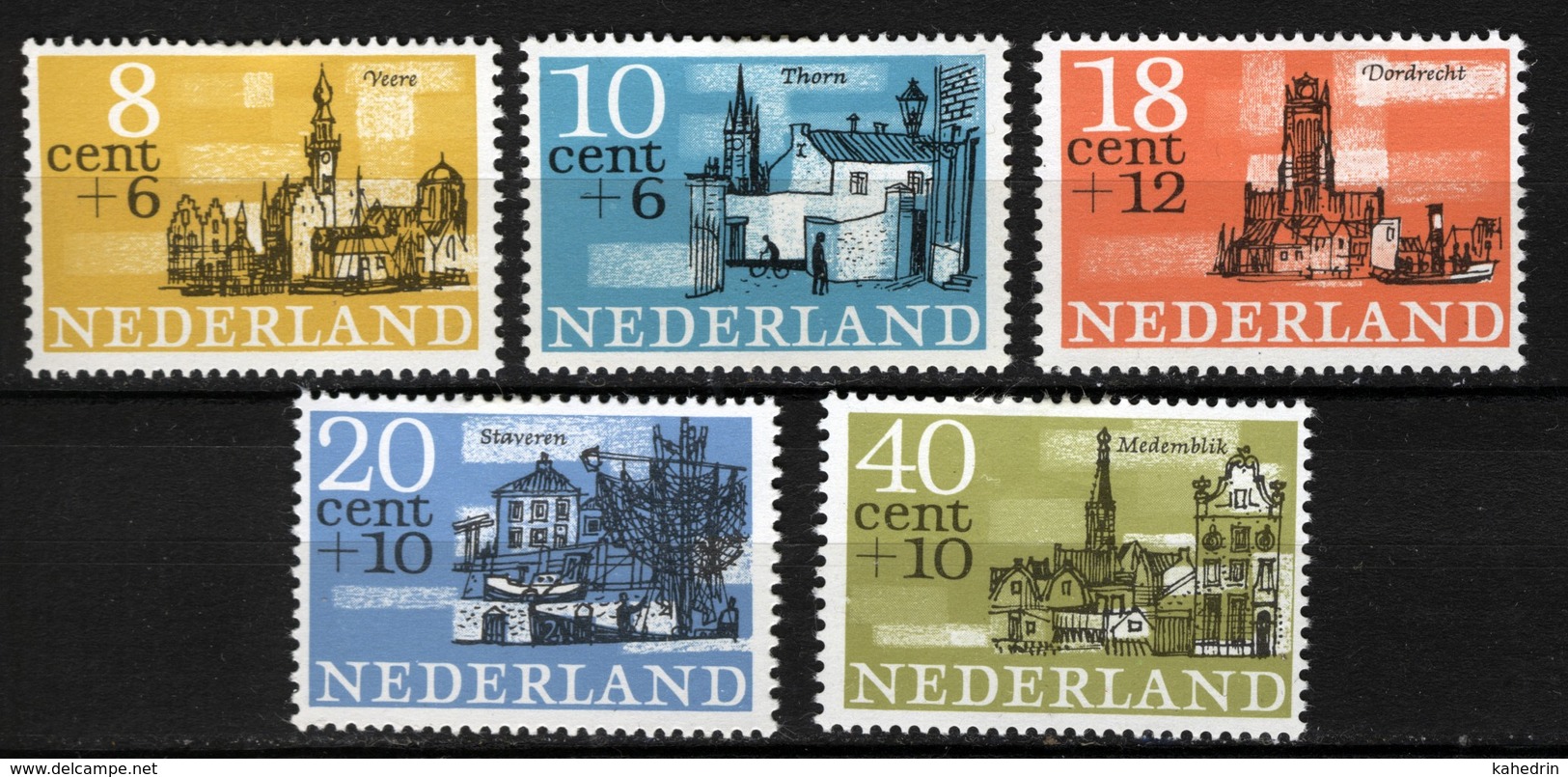 Nederland Pay Bas Olanda Netherlands 1965, Zomerzegels Village City *, MH - Ongebruikt