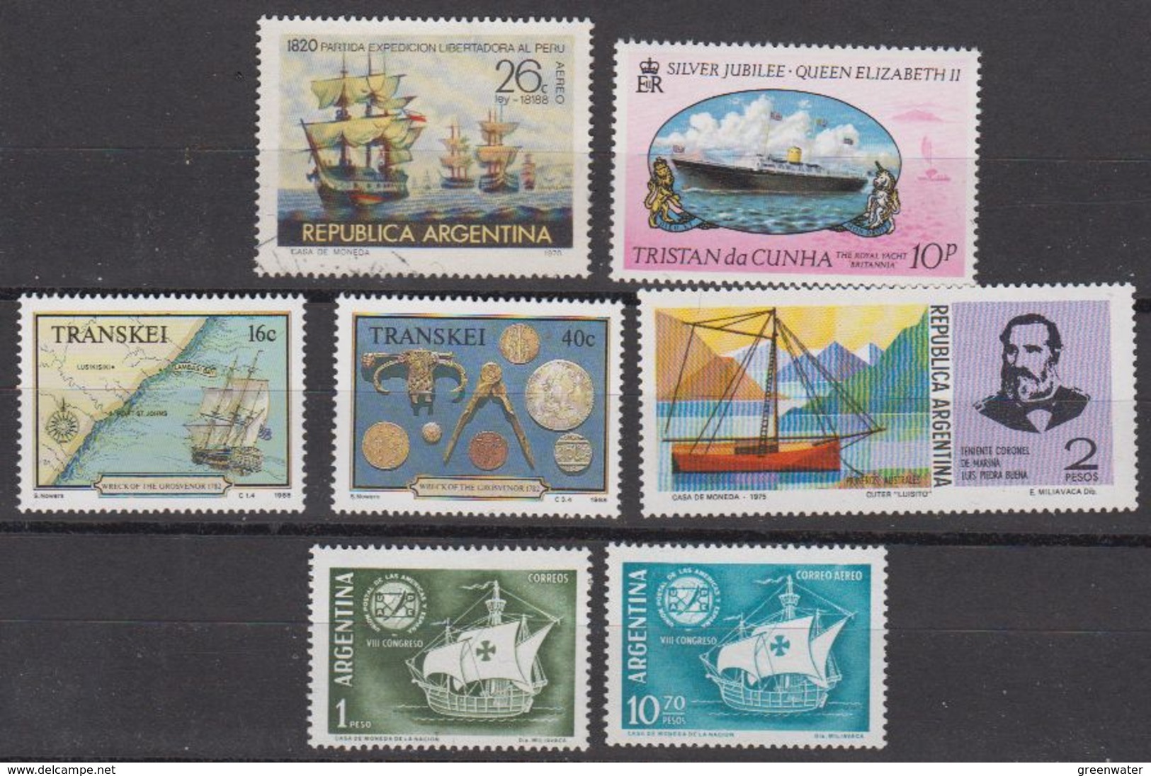 Ships 7v Mostly Mnh (1v Used) (42419) - Schiffe