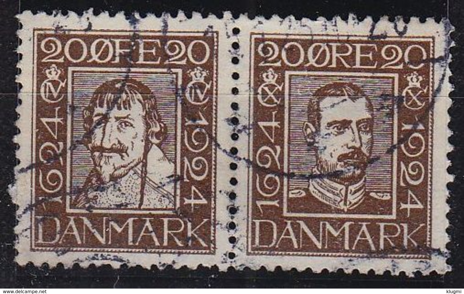 DÄNEMARK DANMARK [1924] MiNr 0136+33 ( O/used ) - Gebraucht