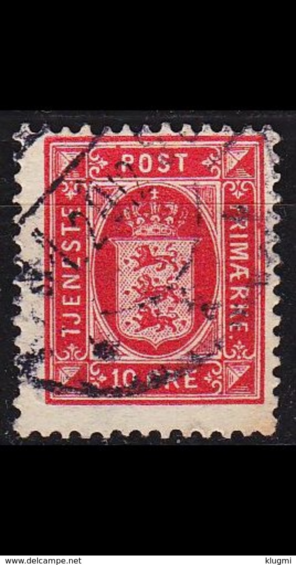 DÄNEMARK DANMARK [Dienst] MiNr 0010 A ( O/used ) - Dienstmarken