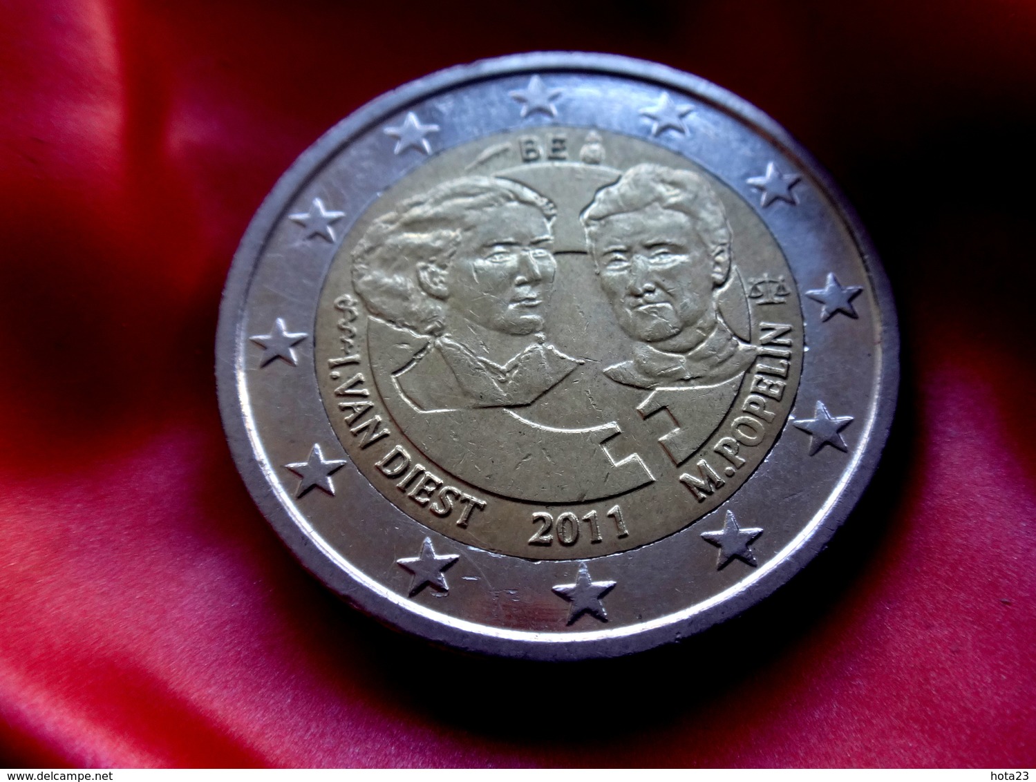 Belgium 2 Euro 2011 1st Centenary Of The International Women's Day Coin  CIRCULATED - Belgio