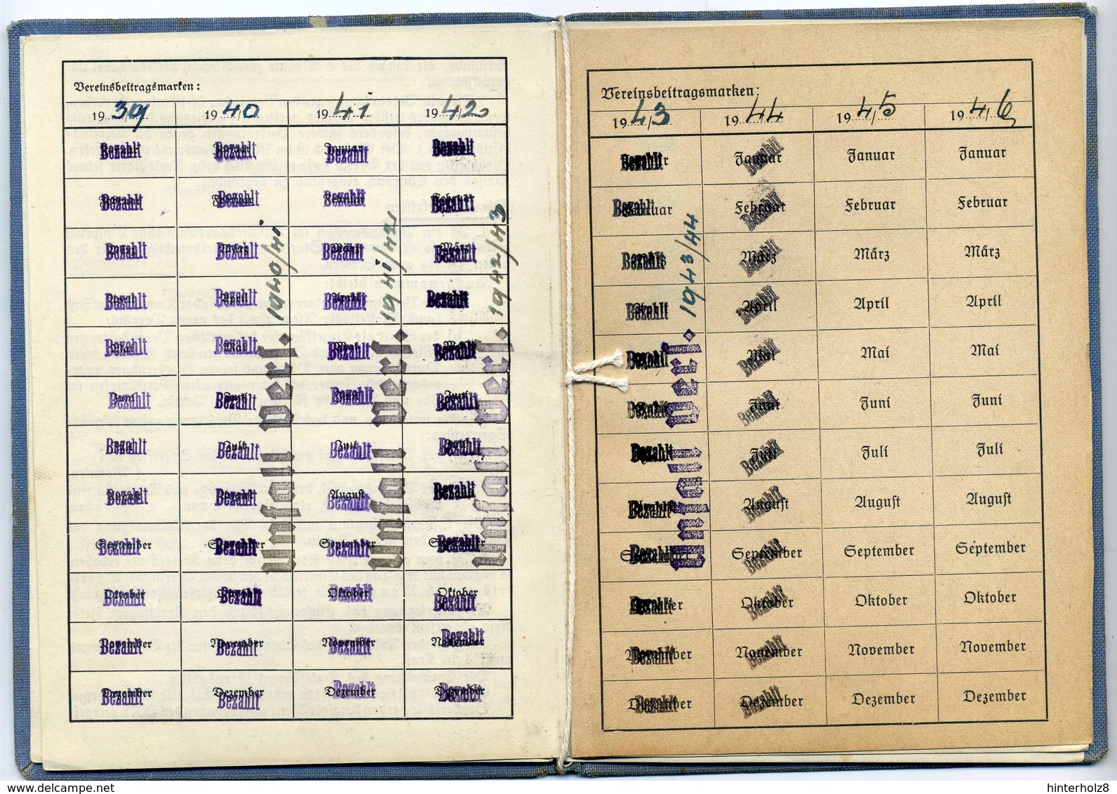 Ostmark; Kreis Wien, Gau 17; Pass Des Reichsbundes Für Leibesübungen; 1939 - Documents