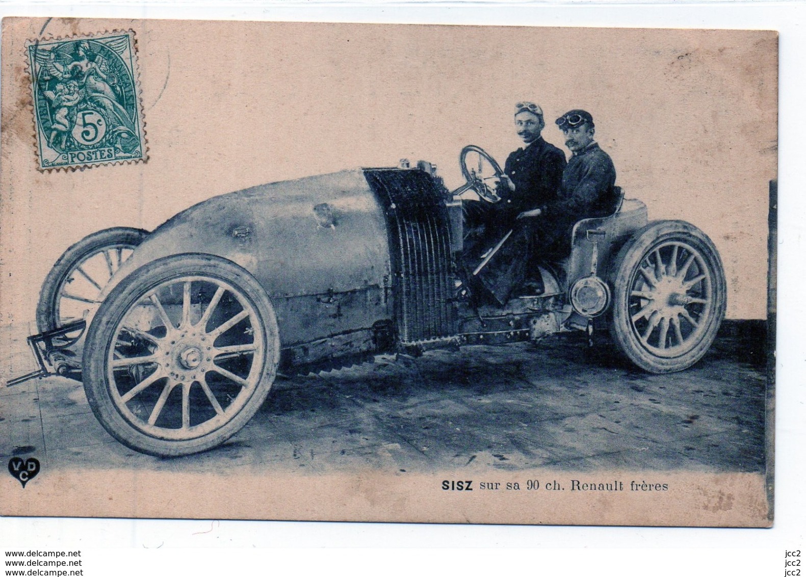 CIRCUIT D'AUVERGNE - Gordon-Bennet 1905- (Sisz Sur Renault Frères) - Other & Unclassified