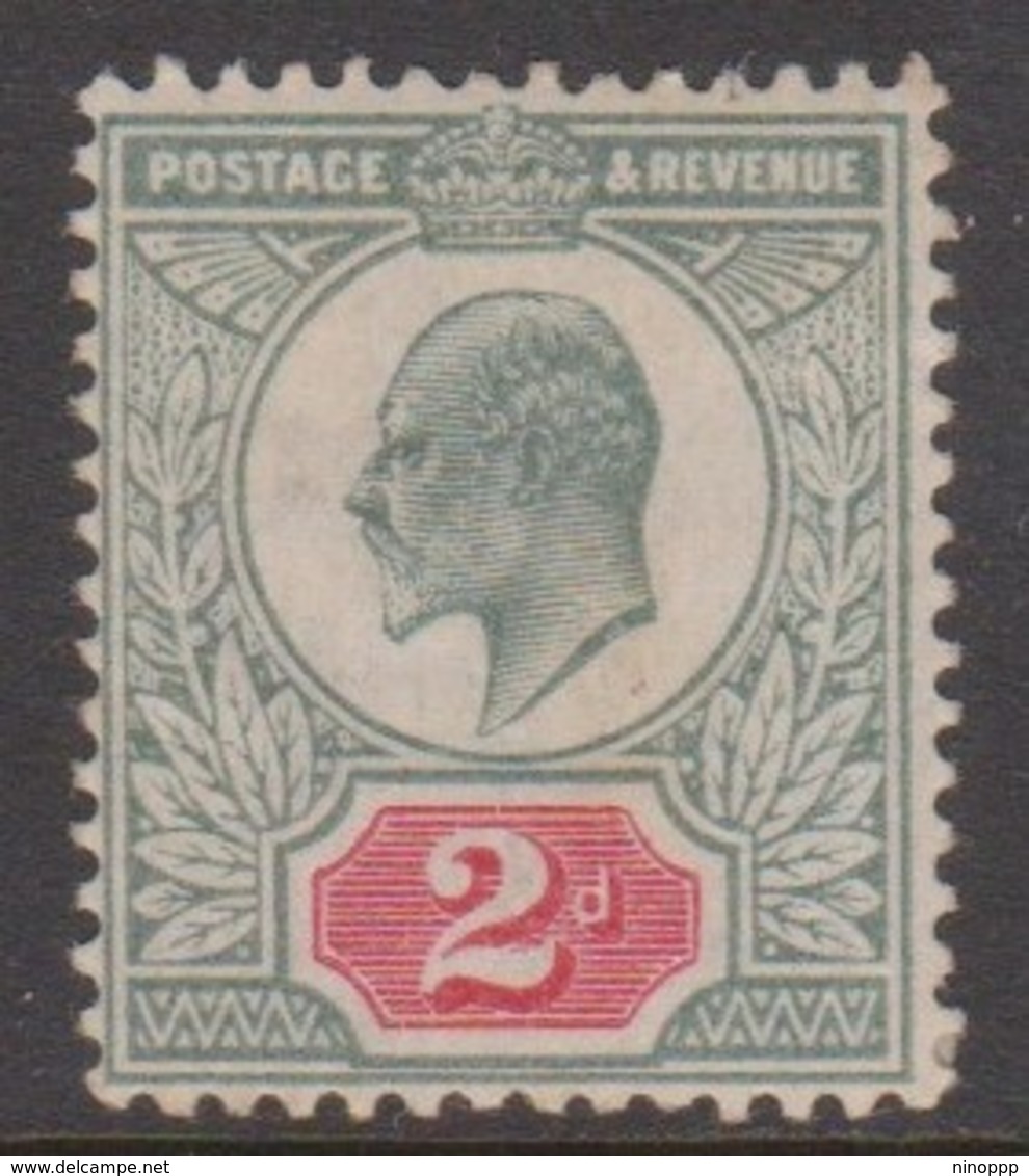 Great Britain SG 226 1904 King Edward VII, 2d Grey-green And Carmine, Mint Hinged - Unused Stamps