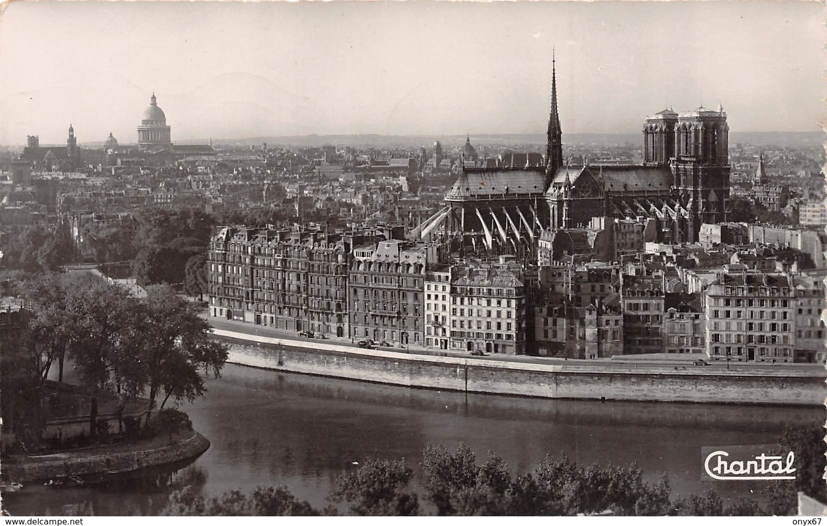 Carte Postale PARIS (75) Cathédrale Notre-Dame 1163-1260 Flèche Tombée Le 15-04-2019 -Eglise-Religion - Kerken