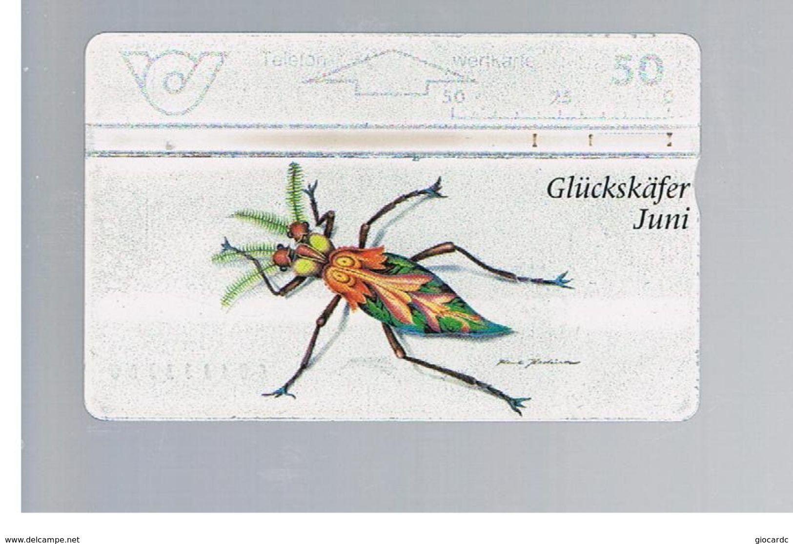 AUSTRIA - TELEKOM AUSTRIA L&G - 1996 LUCKY BEETLE,   JUNE   -     USED - RIF. 10278 - Andere & Zonder Classificatie