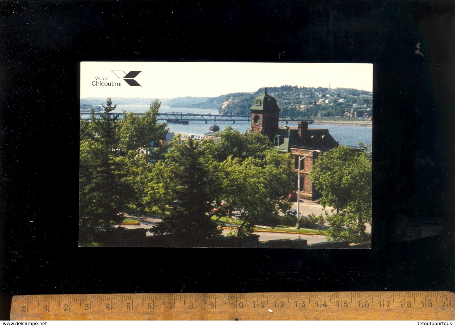 CHICOUTIMI Quebec Canada : Vue Sur La Rivière Saguenay Et Les Ponts - Chicoutimi