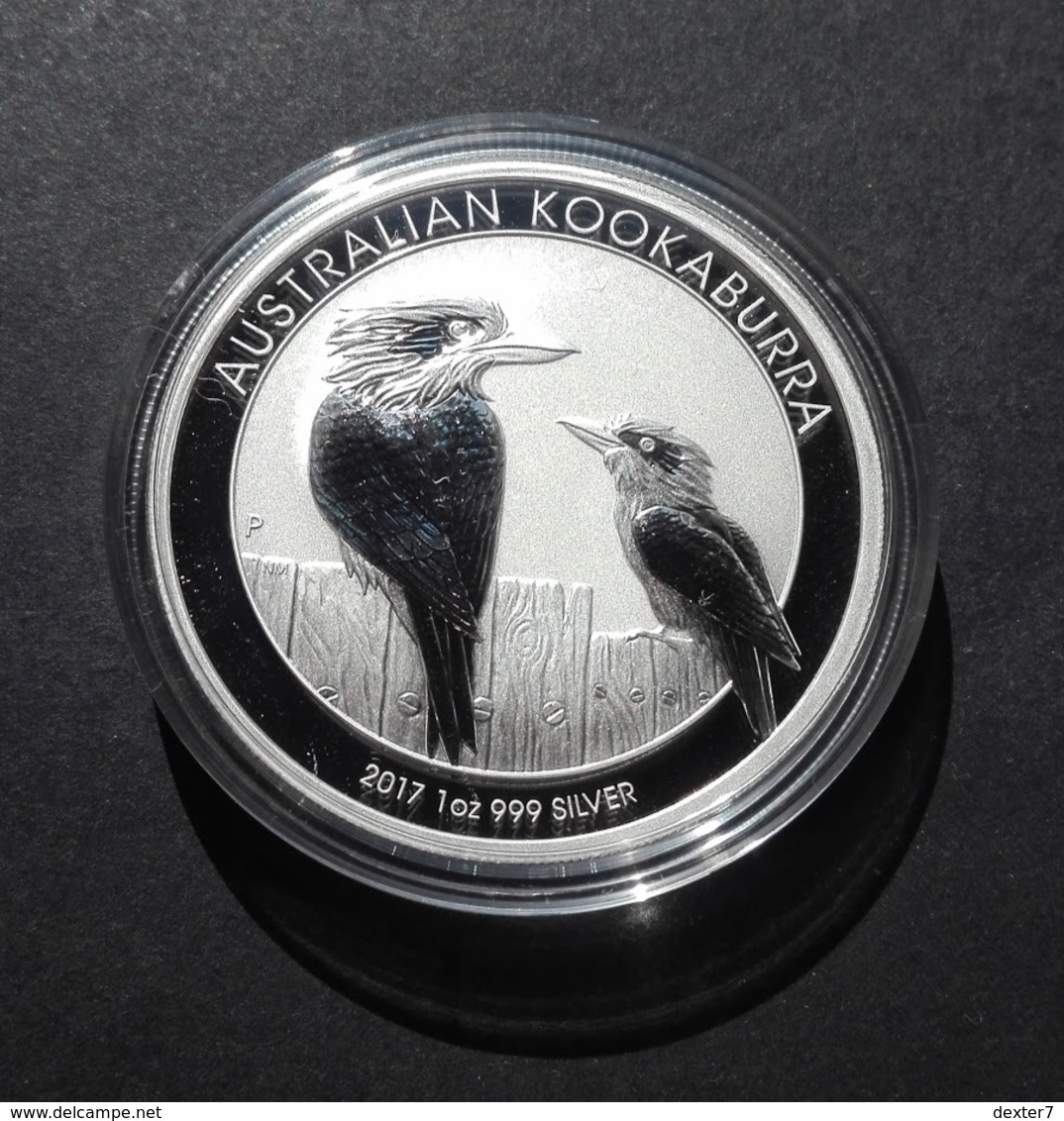 Australia, Kookaburra 1 Oz 2017 Silver 9999 Pure - 1 Oncia Argento Puro Bullion Perth Min - Mint Sets & Proof Sets