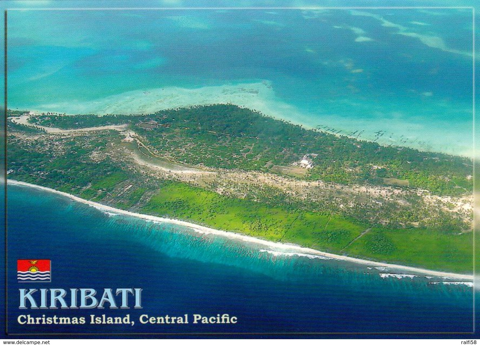 1 AK Kiribati * Christmas Island - Heute Heißt Die Insel Kiritimati - Luftbildaufnahme * - Kiribati