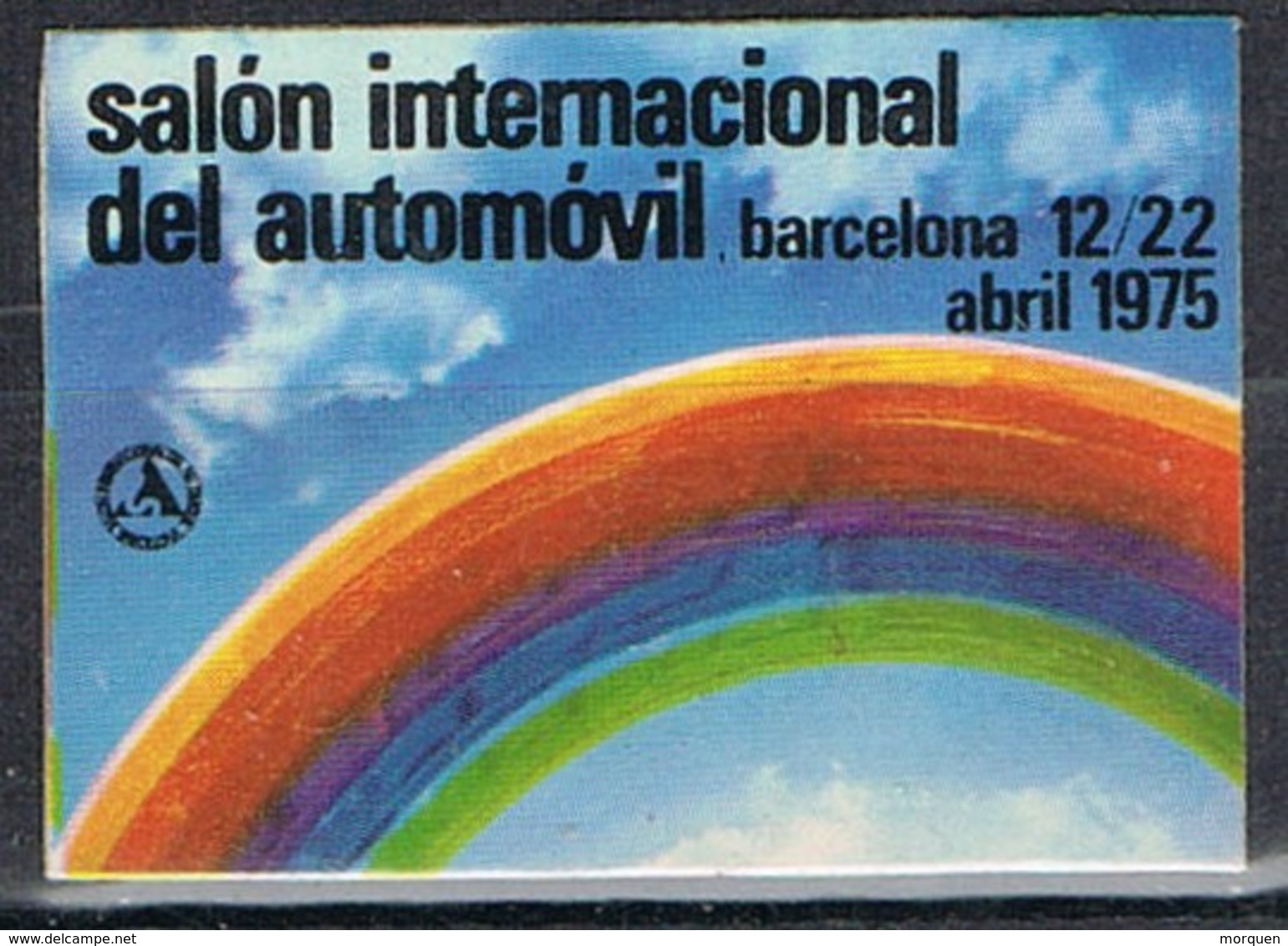 Viñeta BARCELONA  1975, Salon Del Automovil, Label, Cinderella * - Varietà E Curiosità