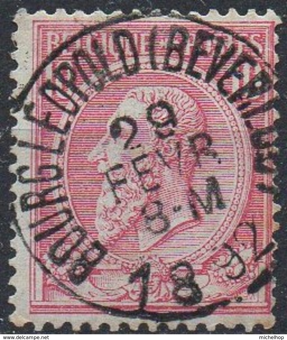 N° 46 Oblitération BOURG LEOPOLD (BEVERLOO) - 1884-1891 Leopold II