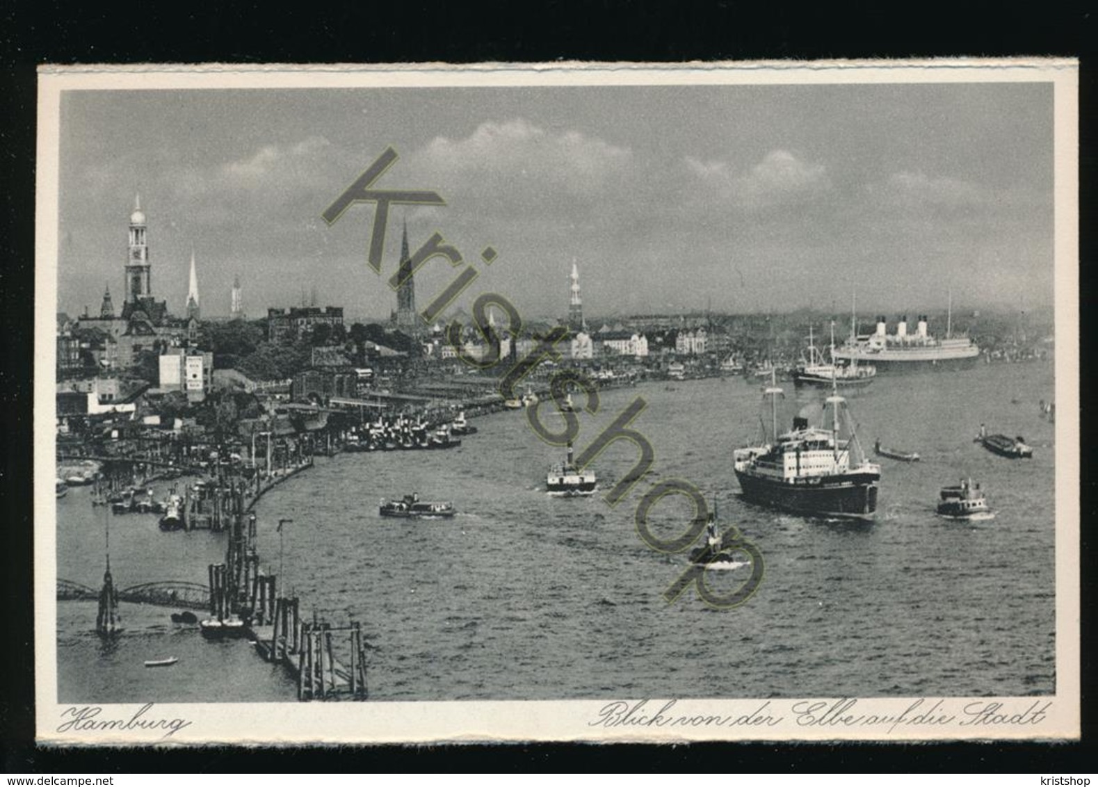 Hamburg - Blick Von Der Elbe Auf Die Stadt [AA40-6.146 - Other & Unclassified