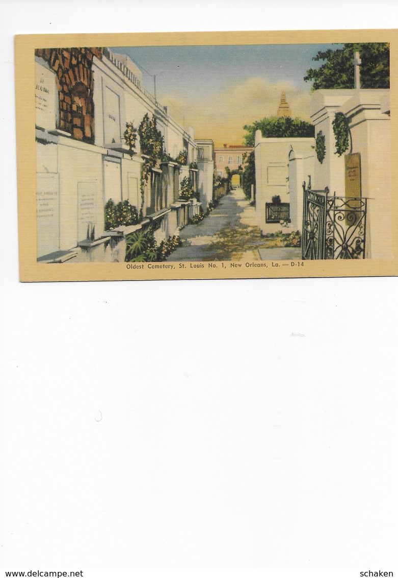 USA; 41 different postcards cemetry and house Paul Morphy; 30x Morphy text on backside 11x without