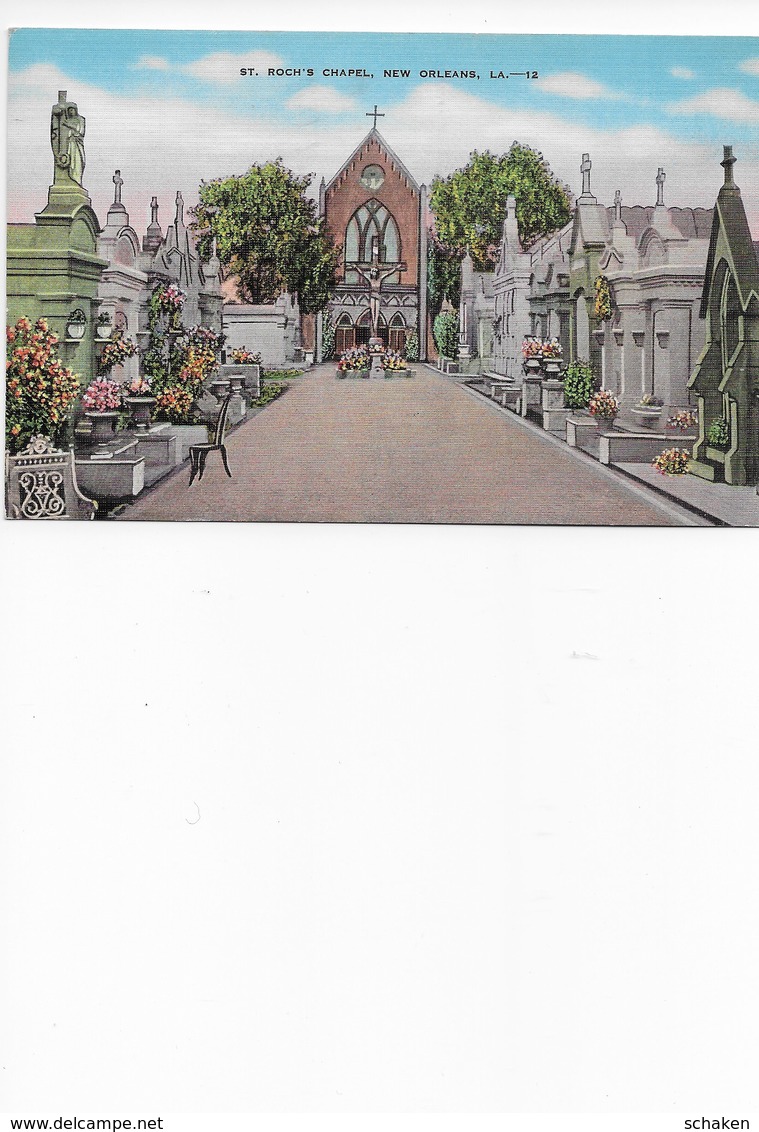 USA; 41 different postcards cemetry and house Paul Morphy; 30x Morphy text on backside 11x without