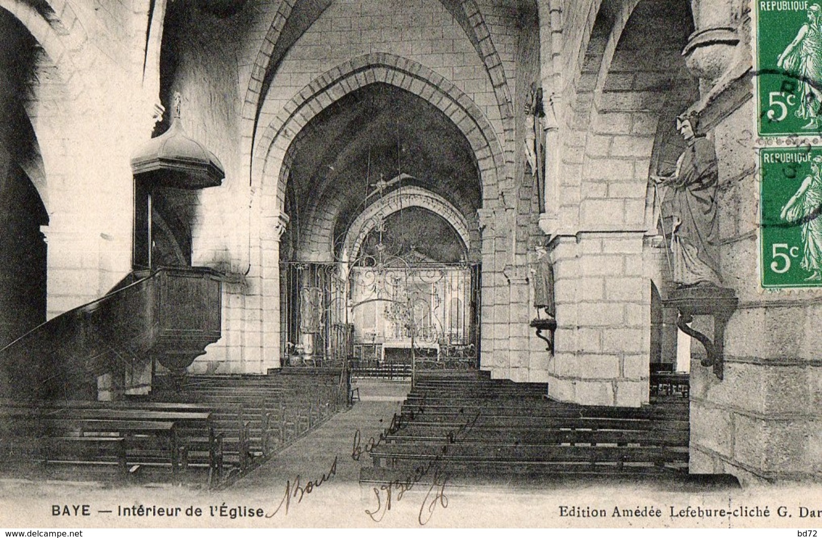 BAYE, Intérieur De L'église - Autres & Non Classés