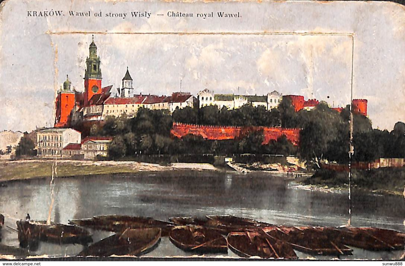 Krakow Wavel Od Stony Wisly - Carte Sytème 10 Vues - Pologne