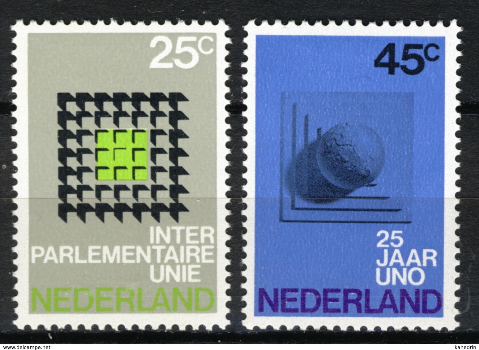 Nederland Pay Bas Olanda Netherlands 1970, IPU UNO *, MH - Ongebruikt