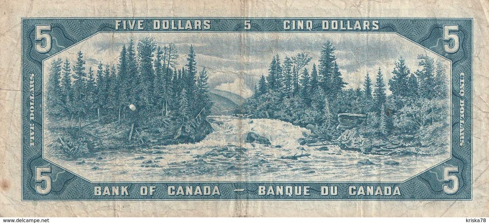5 Dollar 1954 - Canada
