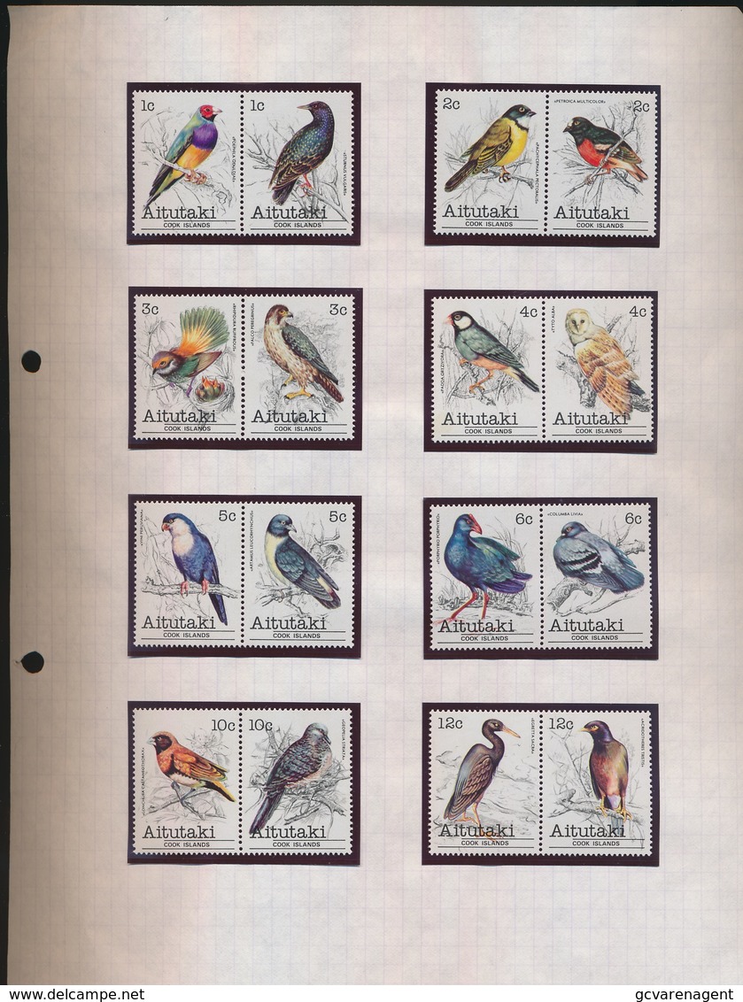 AITUTAKI 24 STAMPS   NEW NOUVEAU NIEUW  2 SCANS - Aitutaki