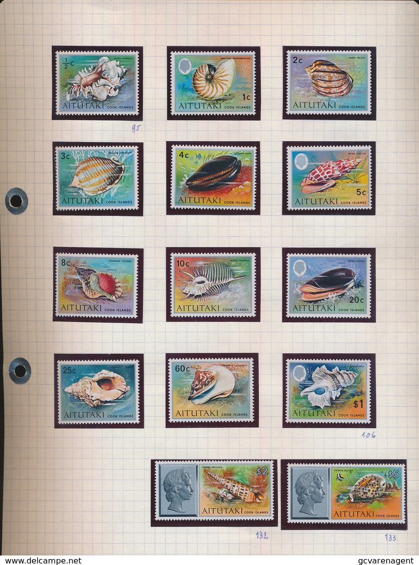 AITUTAKI  14 STAMPS   NEW NOUVEAU NIEUW - Aitutaki