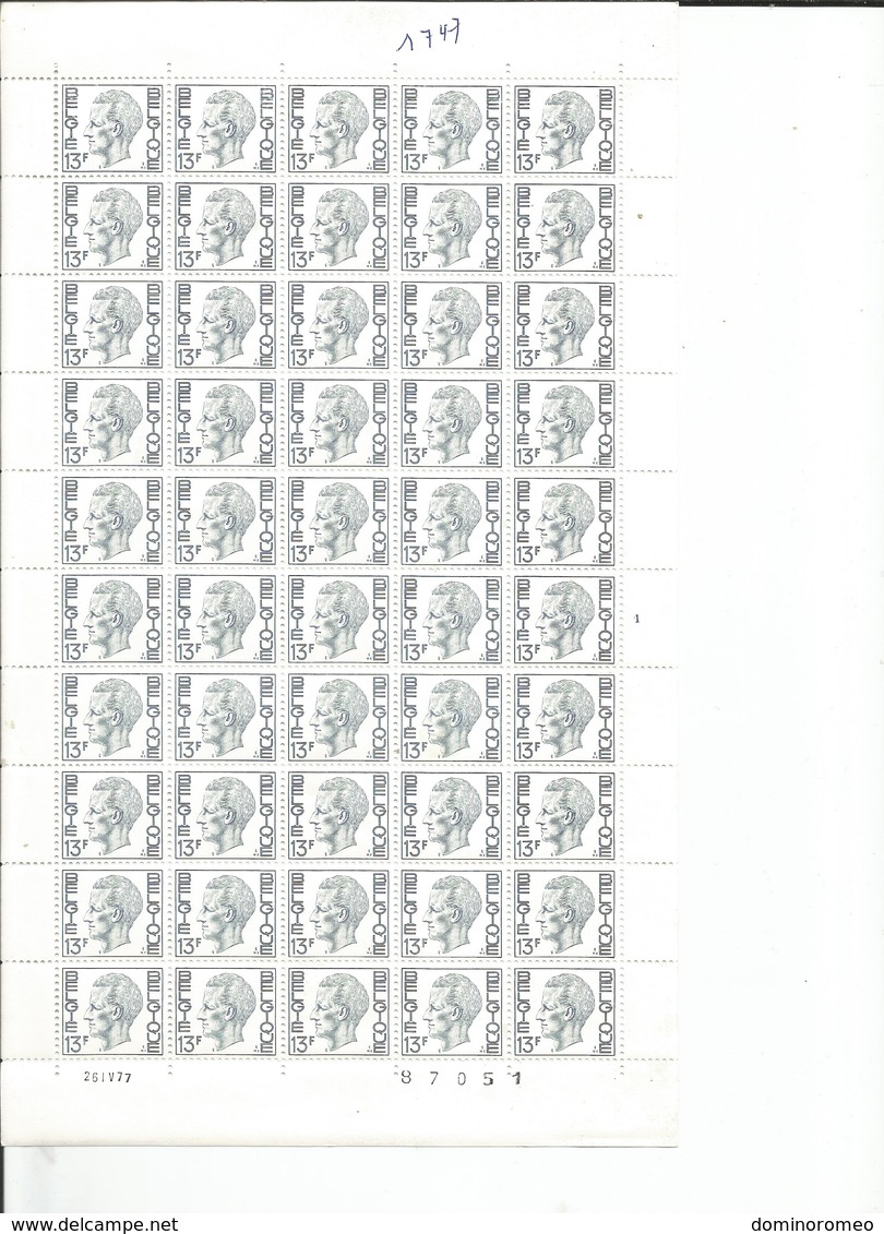 OCB 1747 Postfris Zonder Scharnier ** Volledig Vel ( Plaat 3 ) Lager Dan De Postprijs - 1970-1980 Elström