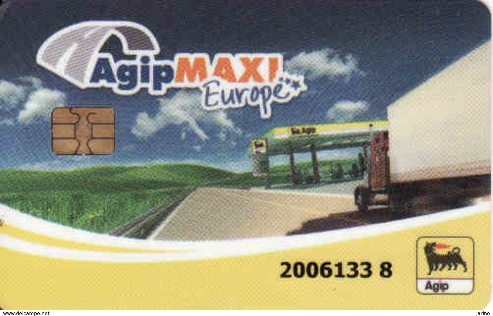 Transport Chip Card Agip Maxi Europe, Pump - Tank Card Agip Maxi Austria - Moteurs