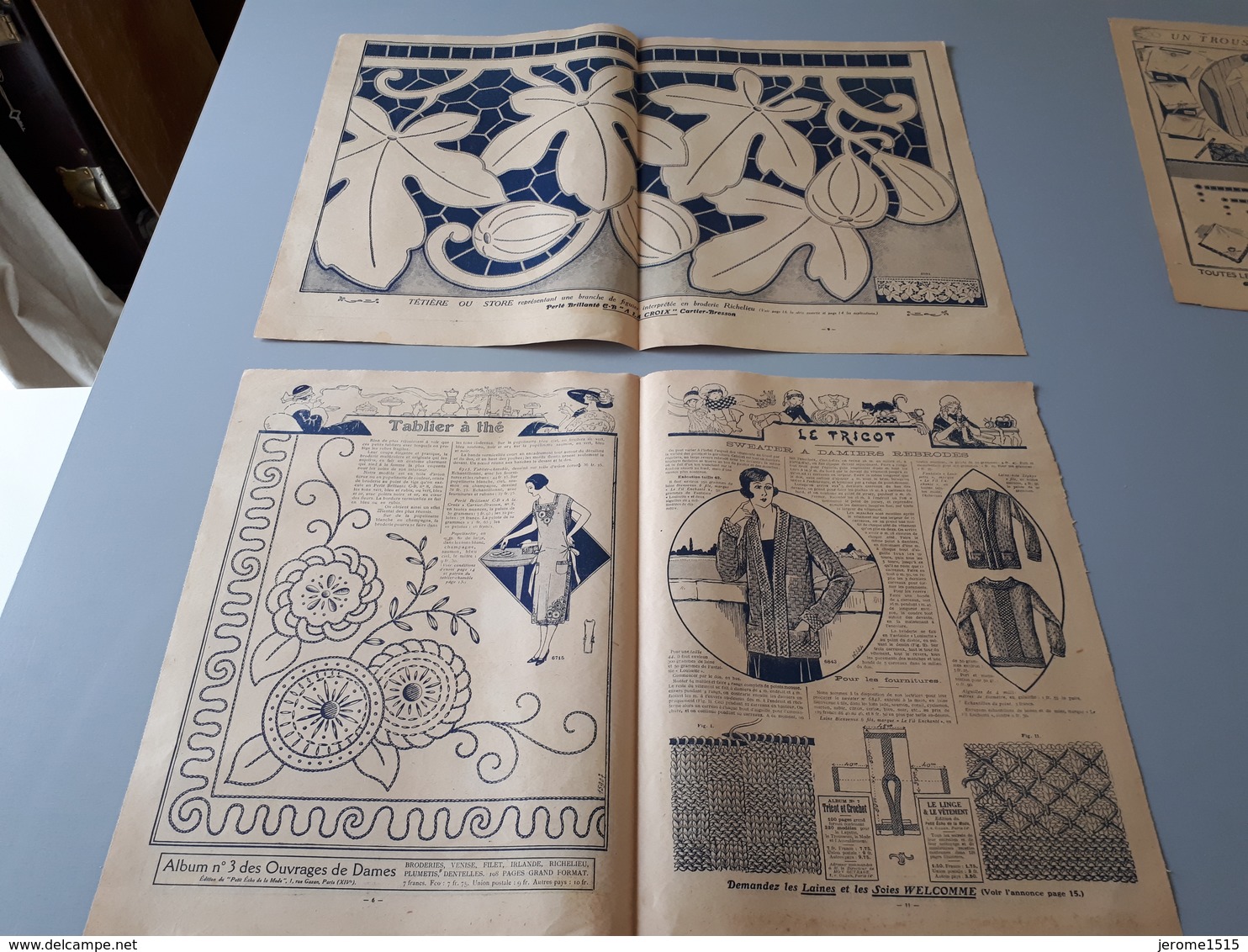 Revue Ancienne Broderie Mon Ouvrage 1926 N° 78  & - Magazines & Catalogues