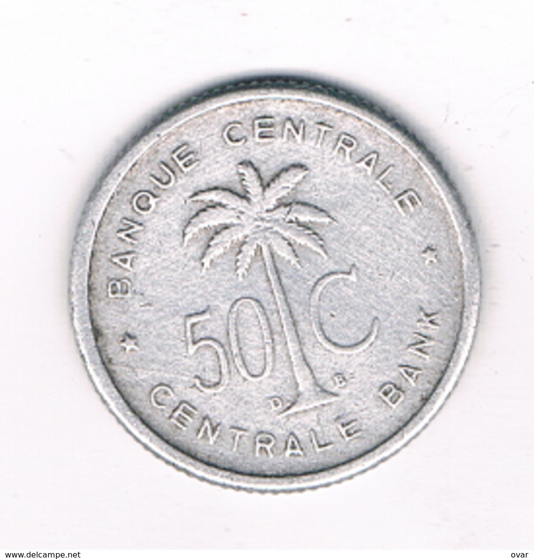 50 CENTIMES 1955 BELGISCH CONGO /3477/ - 1951-1960: Baudouin I