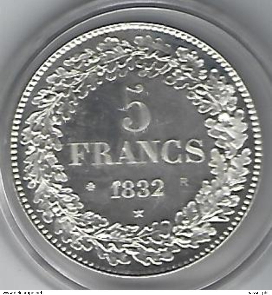 BELGIE - BELGIQUE 5 Frank / 5 Franc 1832  -  NASLAG 2003 - GR-BR3962 - Oplage = 1000 Stuks - 5 Francs