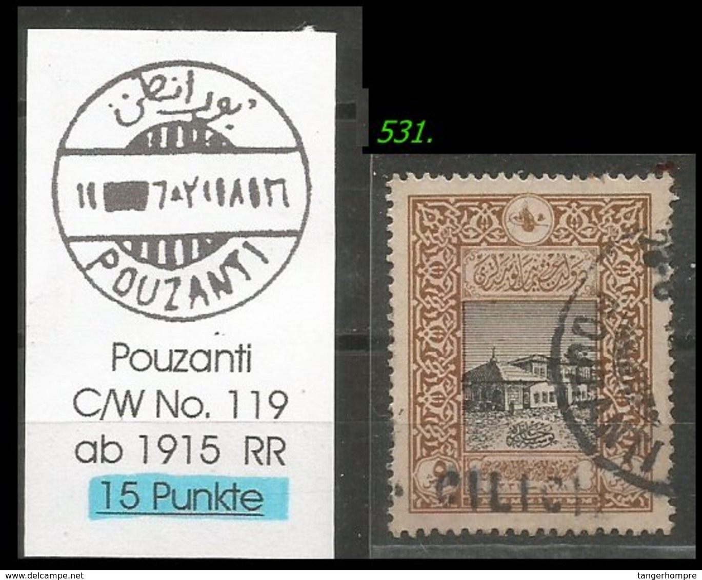 EARLY OTTOMAN SPECIALIZED FOR SPECIALIST, SEE...POUZANTI -RR- - Gebraucht