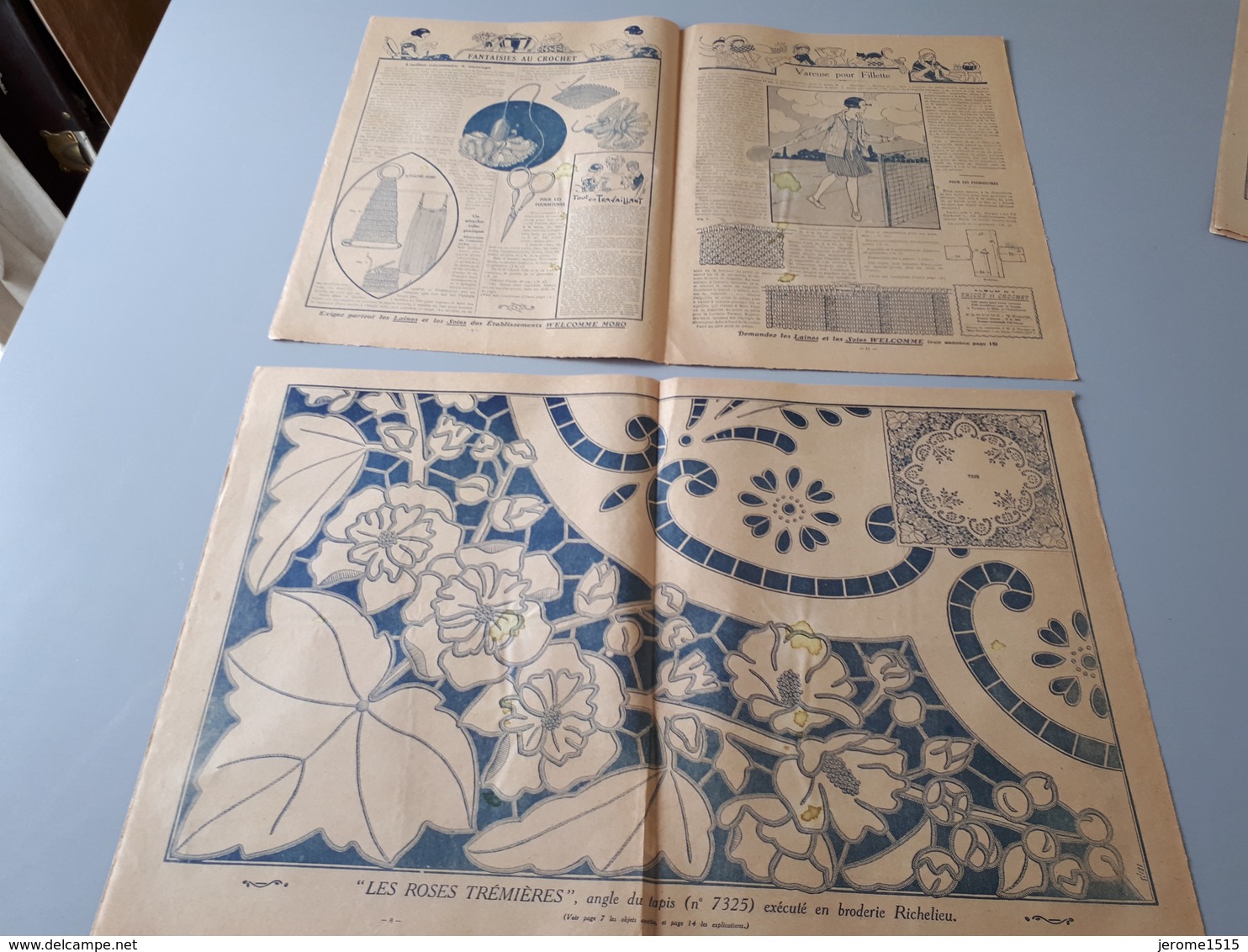 Revue Ancienne Broderie Mon Ouvrage 1926 N° 84  & - Zeitschriften & Kataloge