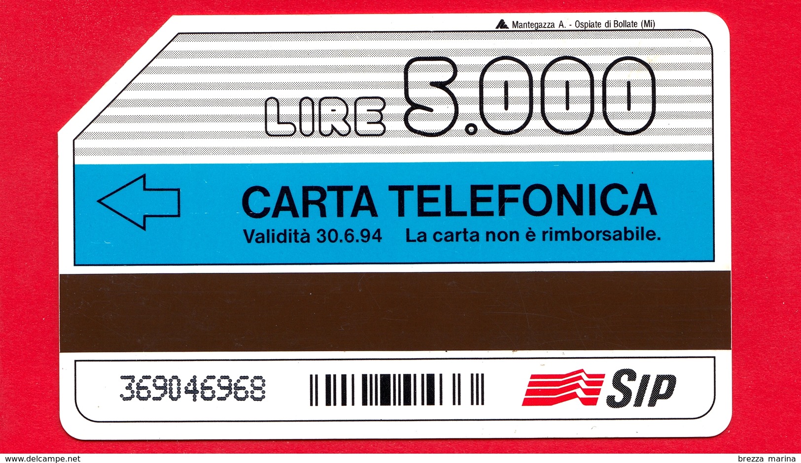 ITALIA - Scheda Telefonica - Usata - SIP - Trottole - Colpire - Golden 312 - C&C 2272 - 5.000 - Variante - Pubbliche Ordinarie