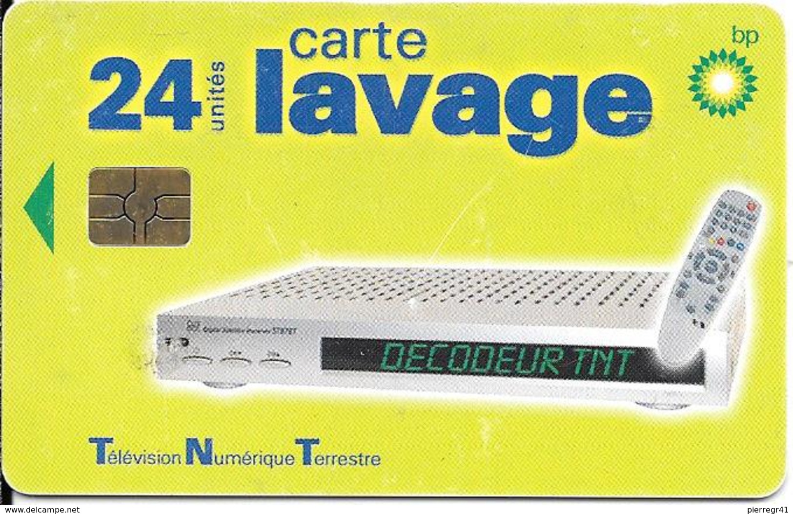 CARTE-PUCE-GEM 6--LAVAGE-BP-24-UNITES-DECODEUR TNT-BE - Lavage Auto