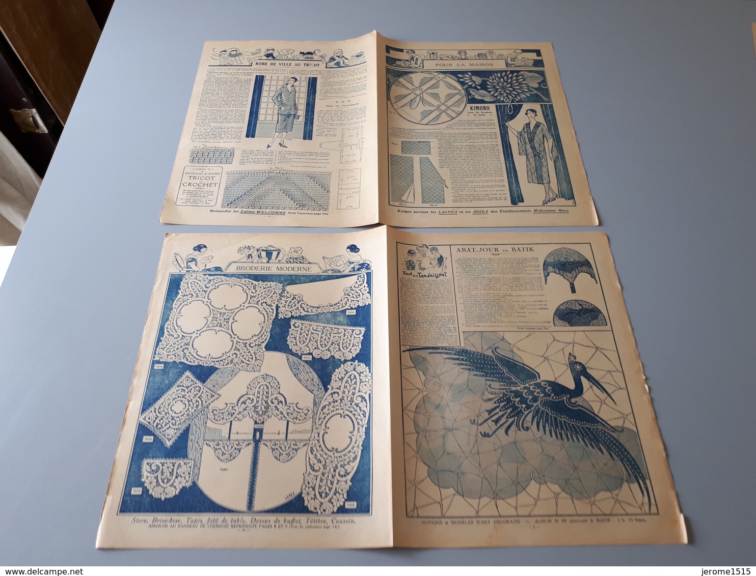 Revue Ancienne Broderie Mon Ouvrage 1927 N° 93  & - Magazines & Catalogs