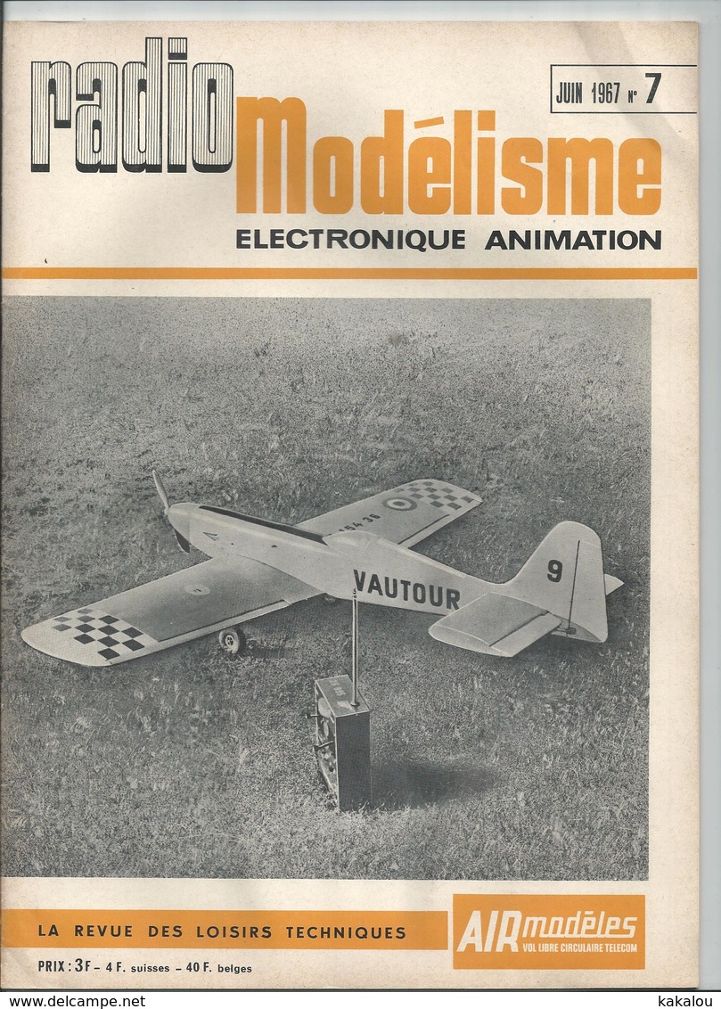 RADIO MODELISME Avion Bateaux Train Voiture 1967 N° 7 - Modellbau