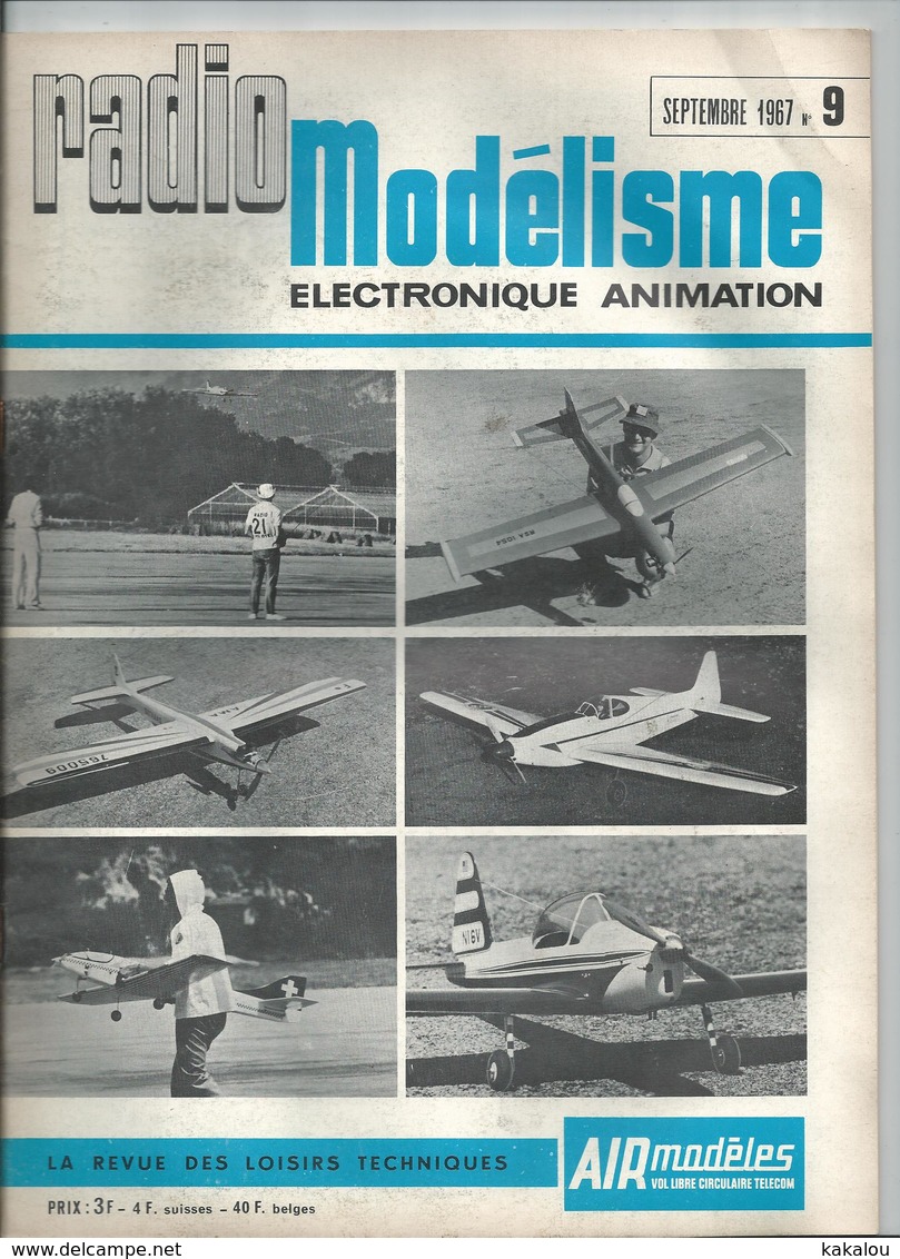 RADIO MODELISME Avion Bateaux Train Voiture 1967 N° 9 - Modélisme