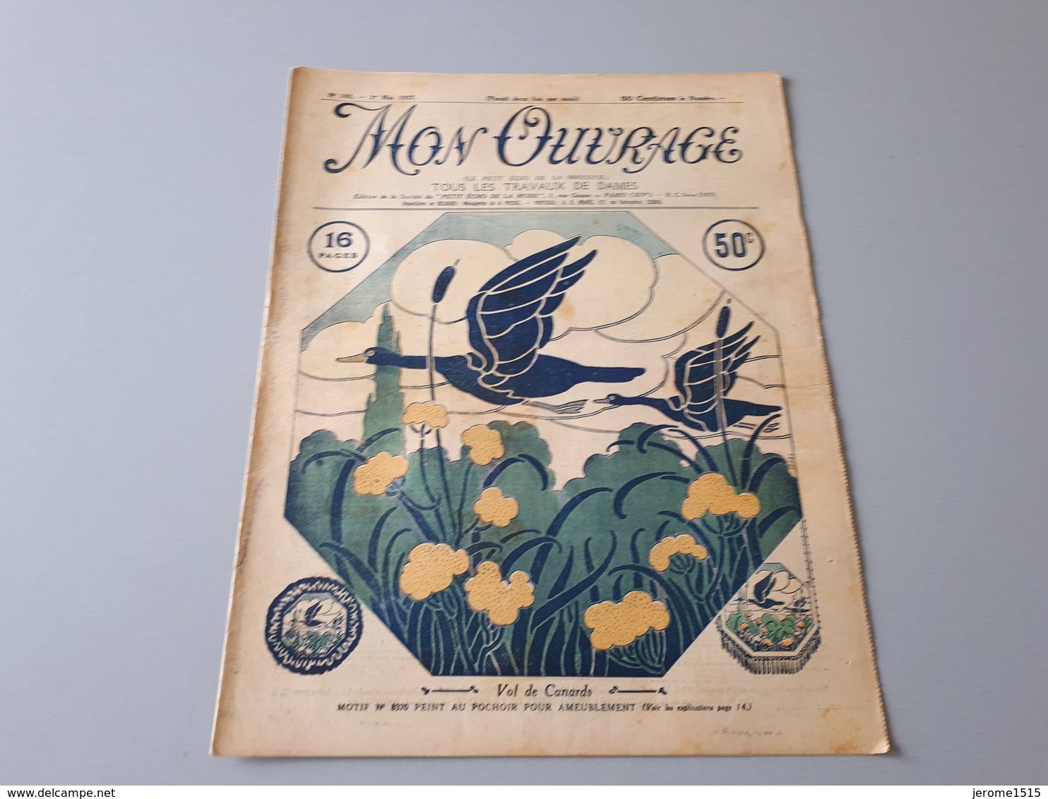Revue Ancienne Broderie Mon Ouvrage 1927 N° 101 & - Revistas & Catálogos