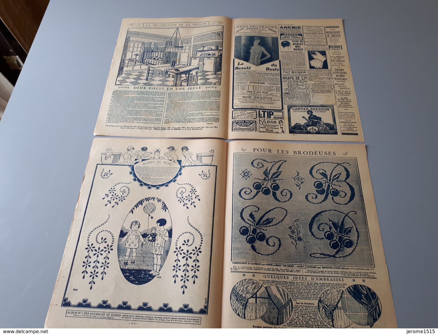 Revue Ancienne Broderie Mon Ouvrage 1927 N° 101 & - Zeitschriften & Kataloge