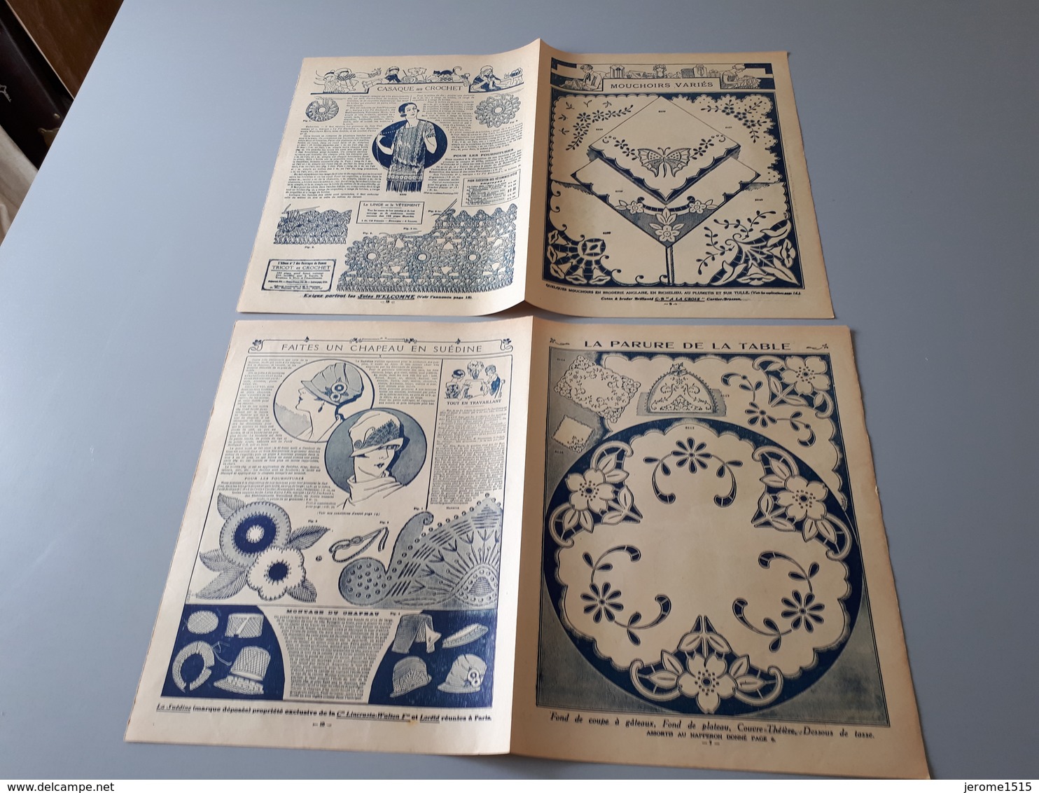 Revue Ancienne Broderie Mon Ouvrage 1927 N° 101 & - Magazines & Catalogues