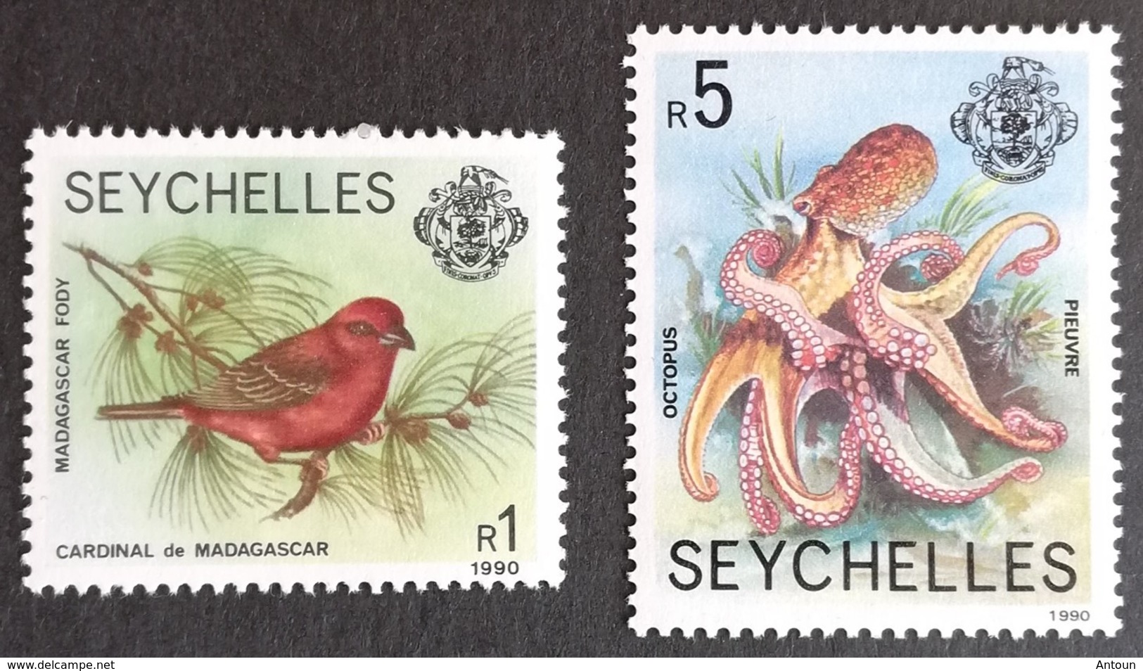 Seychelles 1977-91 Coral Reef 1990 - Andere-Oceanië