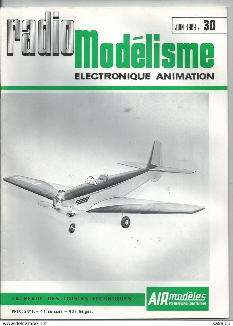 RADIO MODELISME Avion Bateaux Train Voiture 1969 N° 30 - Modellbau