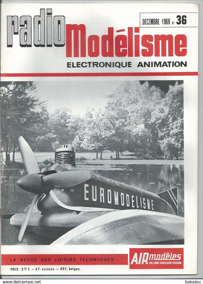 RADIO MODELISME Avion Bateaux Train Voiture 1969 N° 36 - Modélisme