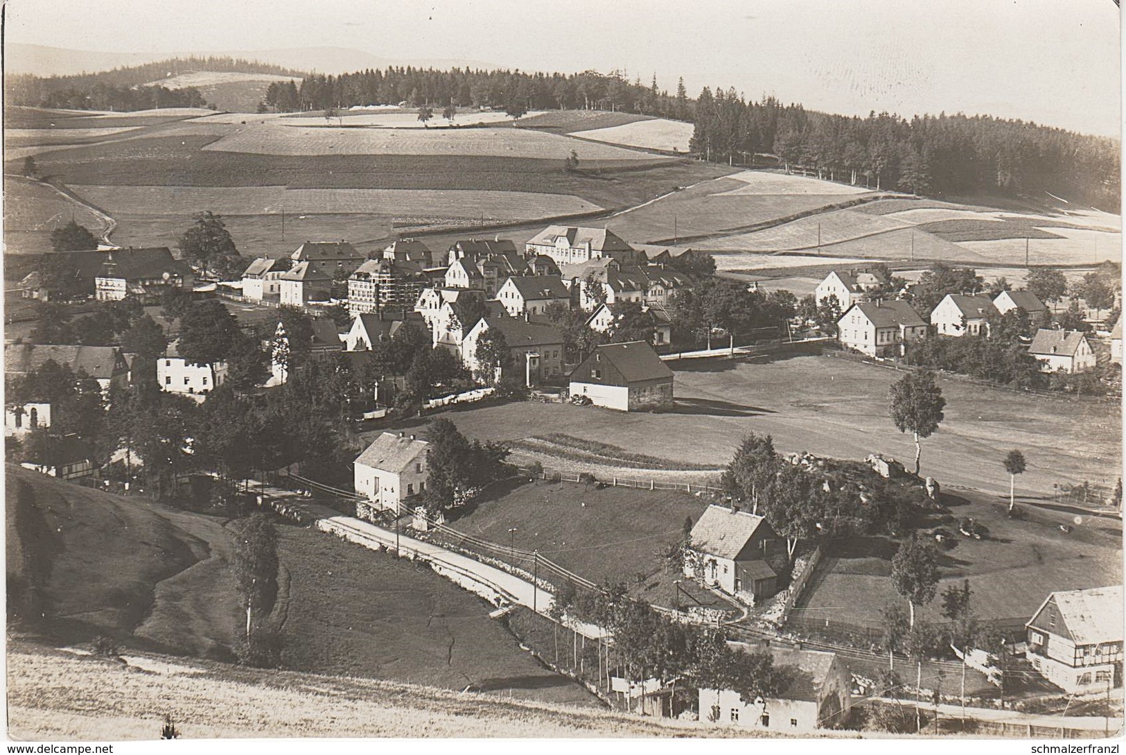 Foto Rohling Für AK Sosa Hauptstraße Bockauer Straße Gasthof Eibenstock Aue Bockau Tröger Vogel Schwarzenberg Erzgebirge - Sosa