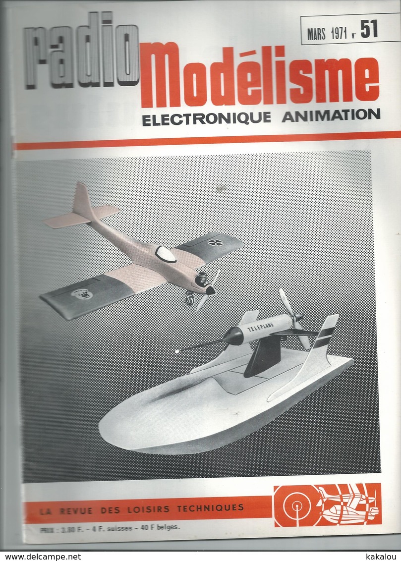 RADIO MODELISME Avion Bateaux Train Voiture 1971 N° 51 - Modélisme