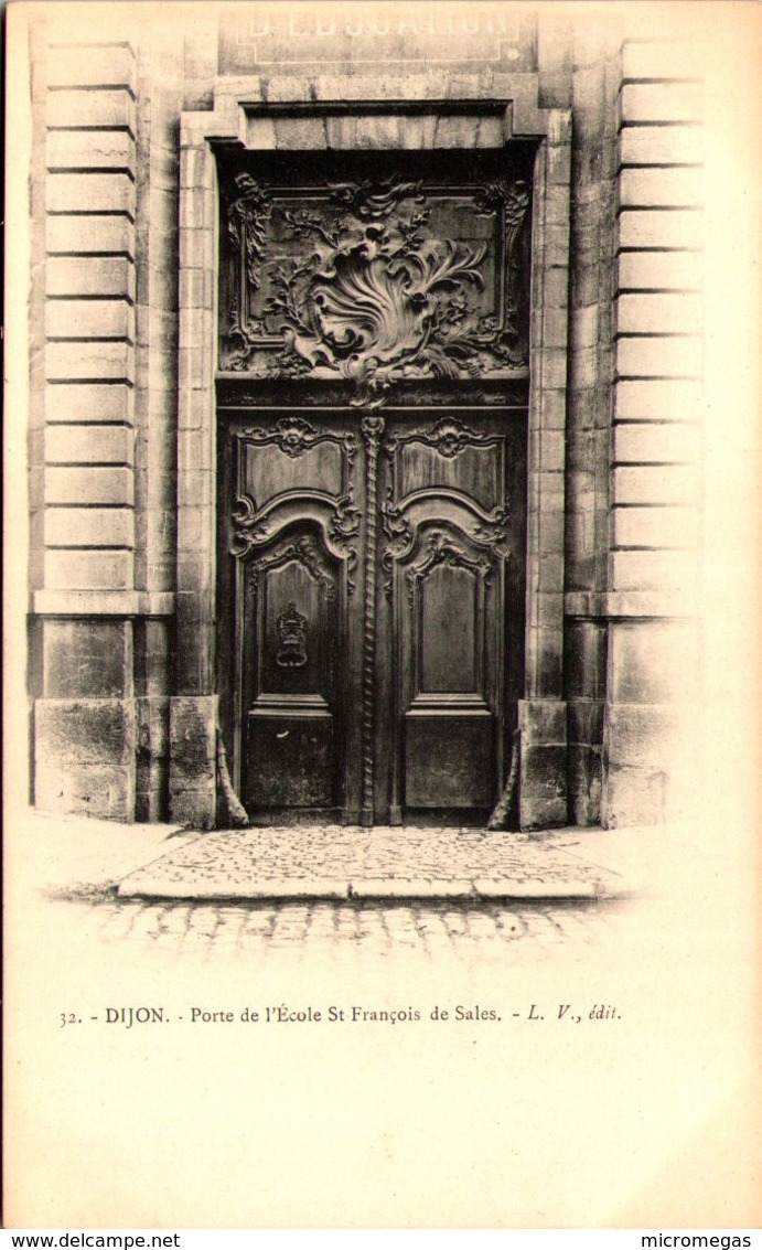 21 - DIJON - Porte De L'Ecole St-François De Sales - Dijon