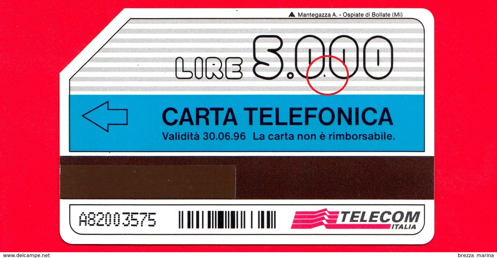 ITALIA - Scheda Telefonica - Usata - TELECOM - Trottole - Se Ti Gira Di Spiccare - Golden 330 - Variante - Pubbliche Ordinarie