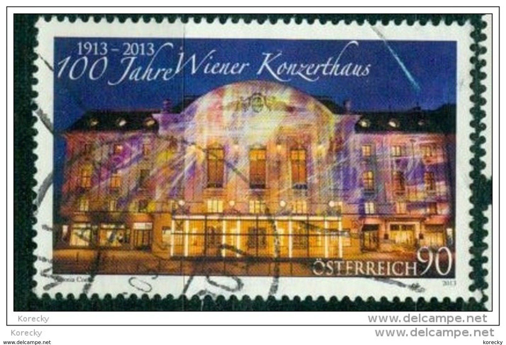 2013 - 3072 - ° -  100 Jahre Wiener Konzerthaus - Gebraucht