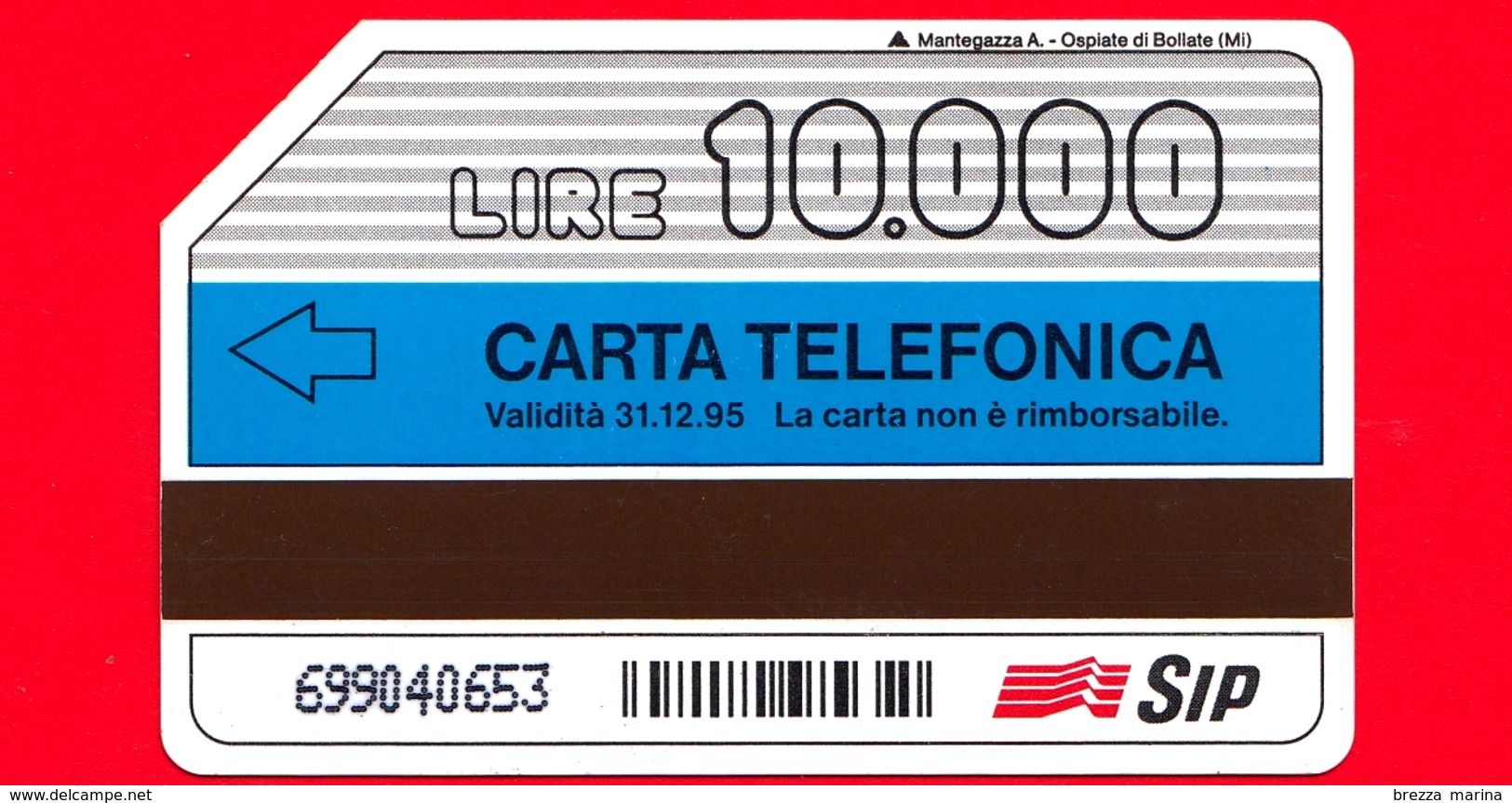 ITALIA - Scheda Telefonica - Usata - SIP - Numero Verde - Aereo - Golden 346 - Variante - Pubbliche Ordinarie