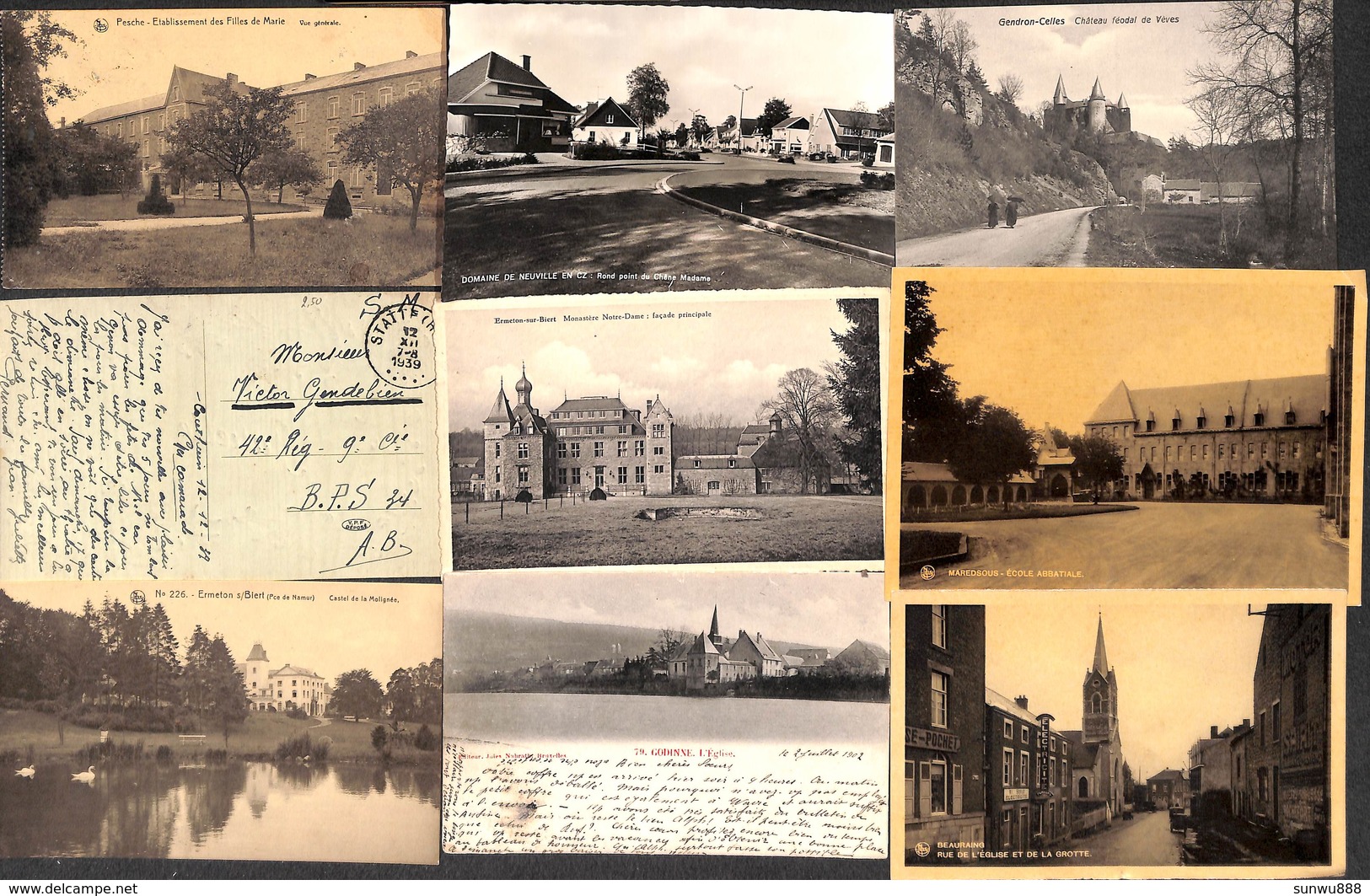 Namur- 44 Cartes De La Province (animée,... Voir Scans) - Andere & Zonder Classificatie